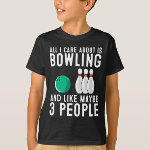 T-shirt Drôle cadeau Bowling pour femmes Hommes Cool Bowle
