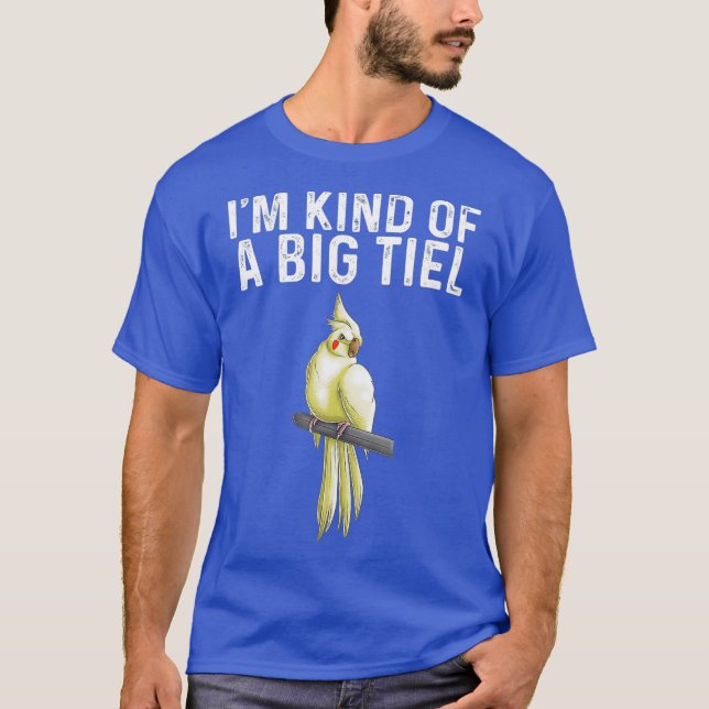T-shirt Drôle cadeau Cockatiel Hommes Femme Parrot Oiseau (Devant)