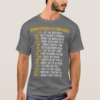 T-shirt Drôle cadeau de code SMS pour Gran