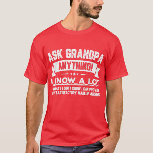 T-shirt Drôle cadeau de Fête des pères 60e Demander à gran
