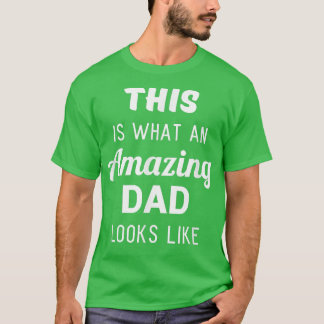 T-shirt Drôle cadeau de Fête des pères de Fils Fille Enfan