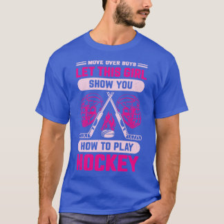 T-shirt Drôle cadeau de fille de hockey sur glace