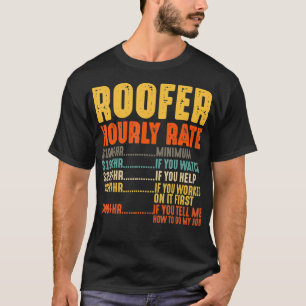 T-shirt Drôle cadeau de l'entrepreneur de toit pour le ta