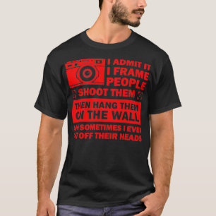 T-shirt Drôle cadeau de photographe pour hommes femmes pho