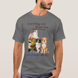 T-shirt Drôle Cadeau De Style Rétro Collie Bordure Pour