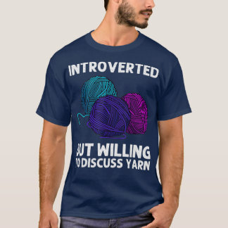 T-shirt Drôle cadeau de Tricot pour hommes femmes Fil Croc
