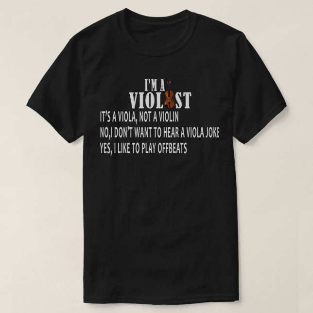 T-shirt drôle cadeau im a violon drôle cadeau drôle pour l (Design devant)