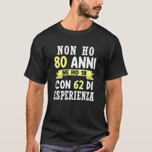 T-shirt Drôle Cadeau Je N'Ai Pas 80 Ans Homme Anniversaire
