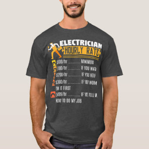 T-shirt Drôle cadeau Lineman pour un électricien