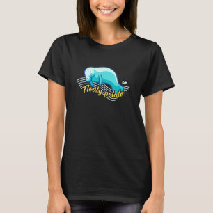 T-shirt Drôle cadeau Manatee Potato flottante