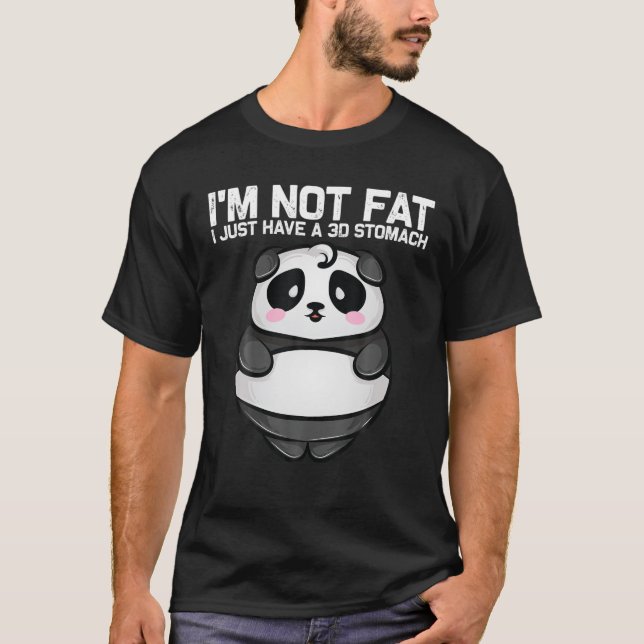 T-shirt Drôle cadeau Panda pour hommes femmes mignonne Pan (Devant)