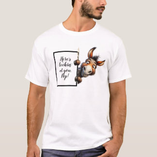 T-shirt Drôle cadeau papa avec âne drôle et décalé
