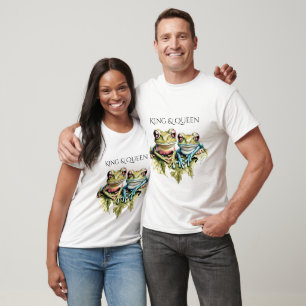 T-shirt Drôle cadeau pour couple avec de belles grenouille