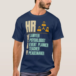 T-shirt Drôle cadeau pour la personne HR   HR Manager Id