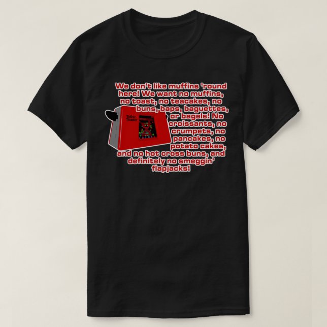 T-shirt Drôle Cadeau Red Nwarf - Talkie Toaster (Pas de fr (Design devant)