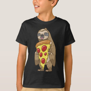 T-shirt Drôle cadeau Sloth pour un amoureux de pizza
