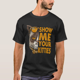 T-shirt Drôle Cadeaux Chat Amoureux de les chats Vintages