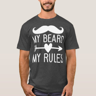 T-shirt Drôle Cadeaux De Barbe Ma Barbe Mes Règles 4