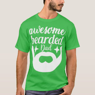 T-shirt Drôle Cadeaux de la barbe Awesome père accouché 3