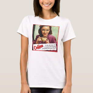 T-shirt drôle "Café qui vous arrache la tête" Humo