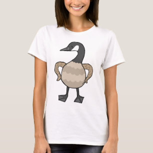 T-shirt Drôle Canada Goose Effrayant Big Goose Graphisme