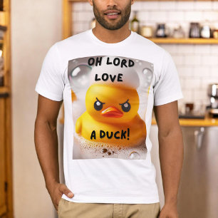 T-shirt Drôle Canard en Caoutchouc Lord Aimer Un Citation 