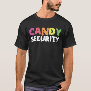 T-shirt Drôle Candy Sécurité Costume d'Halloween