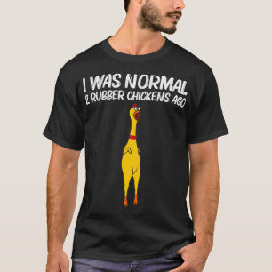 T-shirt Drôle Caoutchouc Poulets Cadeaux Hommes Femmes Cao