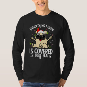 T-shirt Drôle Carlin Animaux Tout Ce Que Je Possède Est Co