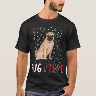 T-shirt Drôle Carlin Maman Lover Citation de propriétaire 