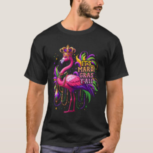 T-shirt Drôle Carnaval Idée cadeau Flamant rose Mardi Gras