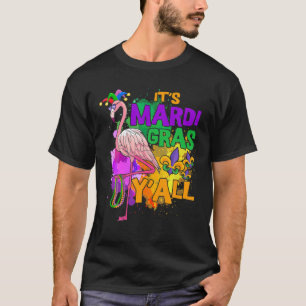 T-shirt Drôle Carnaval Idée cadeau Flamant rose Mardi Gras