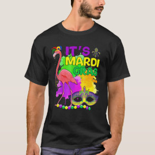 T-shirt Drôle Carnaval Idée cadeau Flamant rose Mardi Gras