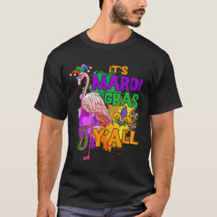 T-shirt Drôle Carnaval Idée cadeau Flamant rose Mardi Gras