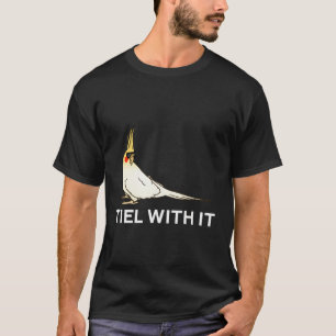 T-shirt Drôle Carrelage Cockatiel Avec