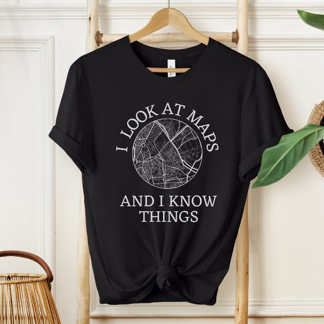 T-shirt Drôle Cartographe I Géographie | Surveyor (Créateur téléchargé)