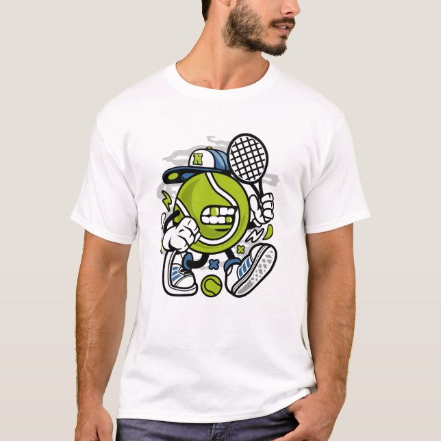 T-shirt Drôle Carton de balle de tennis | Sport (Devant)