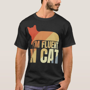 T-shirt Drôle Cat Cote fille