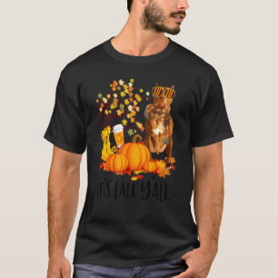 T-shirt Drôle C'est l'automne vous tous Pure race American