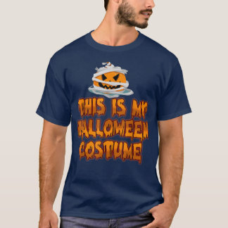 T-shirt Drôle C'est mon costume d'halloween paresseux avec