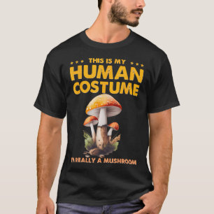 T-shirt Drôle C'est Mon Costume D'humain JE Suis Vraiment