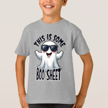 Drôle 'C'Est Une Feuille De Boo' Cool Ghost Hallow