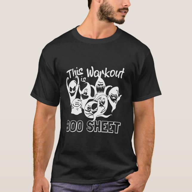 T-shirt Drôle Cet Exercice Est Boo Sheet Halloween Ghost E (Devant)