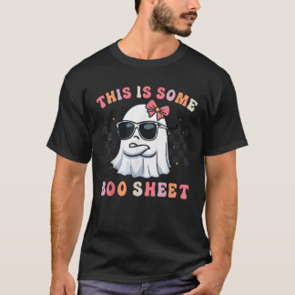 T-shirt Drôle Cette Feuille De Boo Toddler Fille Femmes Ha