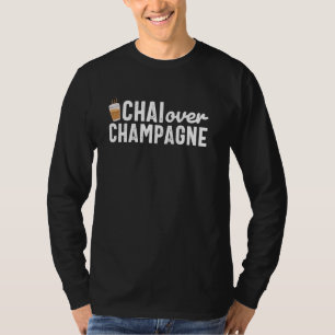 T-shirt Drôle Chai sur Champagne Inde Indian Punjabi Des