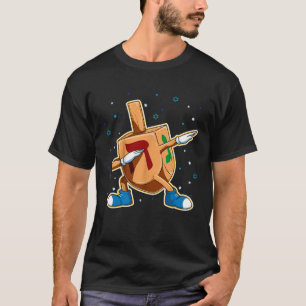 T-shirt Drôle Chanukah Dabbing Dreidel Dancing Hanoukka 20