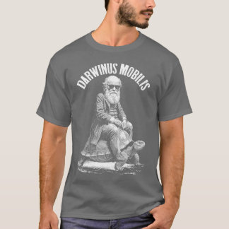 T-shirt Drôle Charles Darwintortue Darwinus Mobilis Evolu