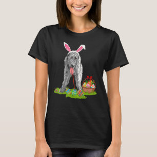 T-shirt Drôle chasse aux oeufs de Pâques Bunny Irish Wolfh