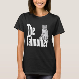 T-shirt Drôle Chat Maman Catmother Cute Chat Mère Kitty Mo