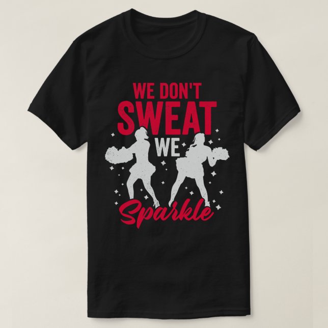 T-shirt Drôle Cheerled Cheer Sport cadeau Pom-pom girl (Design devant)